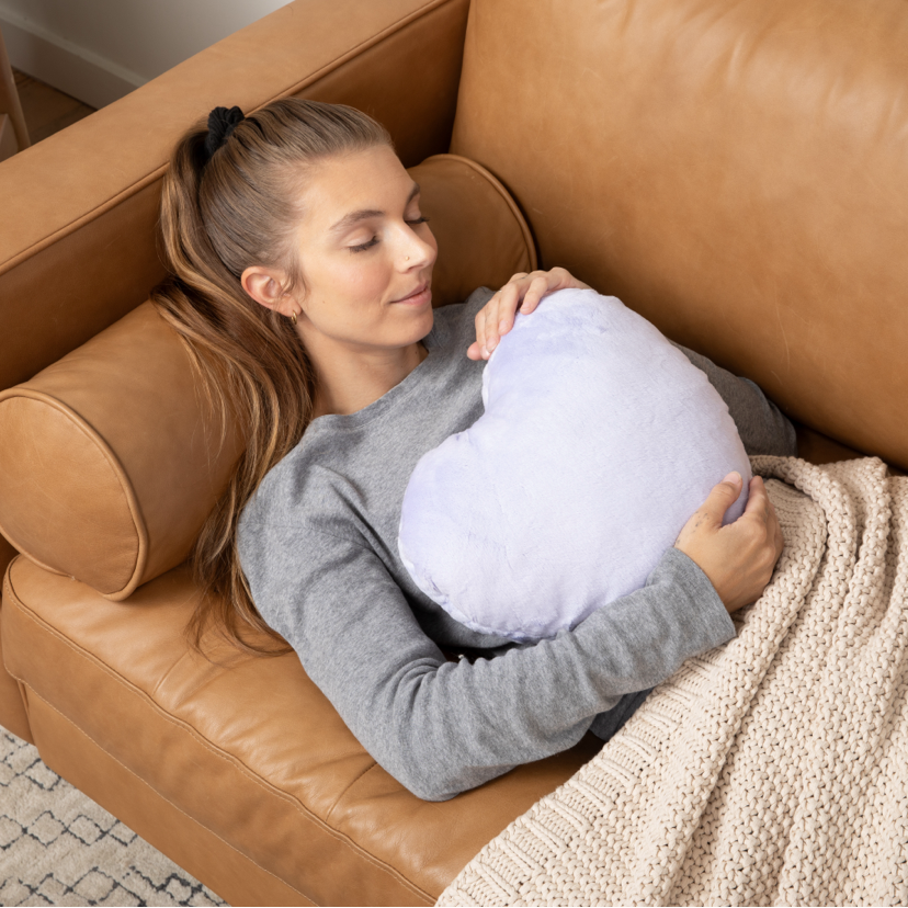 Hugimals Heart to Hug Lavender Weighted Pillow – Calming Heart-Shaped Sensory Pillow (Ages 2+)