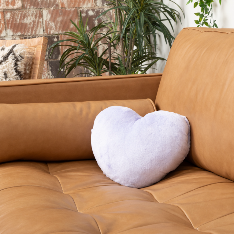 Hugimals Heart to Hug Lavender Weighted Pillow – Calming Heart-Shaped Sensory Pillow (Ages 2+)