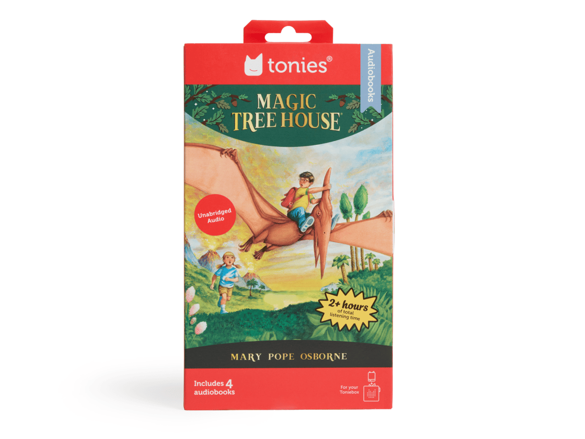 Tonies Book Tonie Magic Tree House Book Tonie 4-Pack – Screen-Free Audio Companion for Kids' Books (Ages 5+)