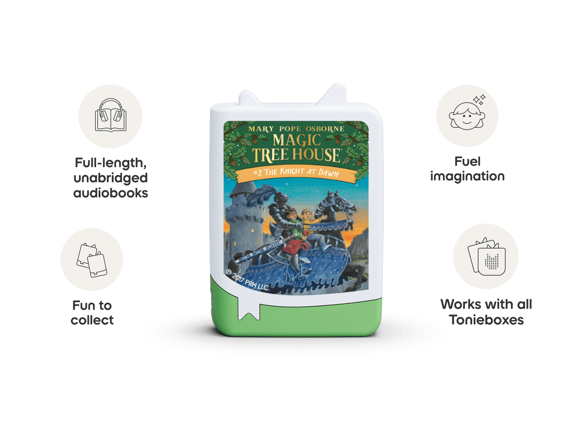 Tonies Book Tonie Magic Tree House Book Tonie 4-Pack – Screen-Free Audio Companion for Kids' Books (Ages 5+)