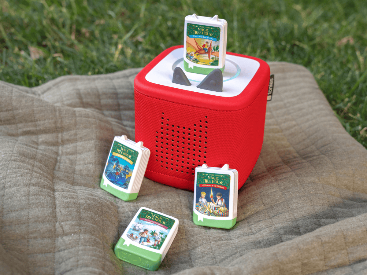 Tonies Book Tonie Magic Tree House Book Tonie 4-Pack – Screen-Free Audio Companion for Kids' Books (Ages 5+)