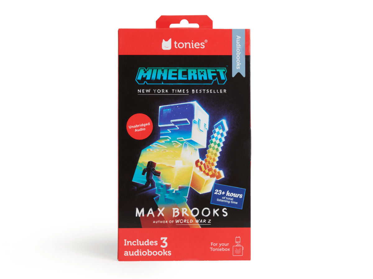 Tonies Book Tonie Minecraft Book Tonie 3-Pack – Screen-Free Audio Companion for Kids' Books (Ages 5+)
