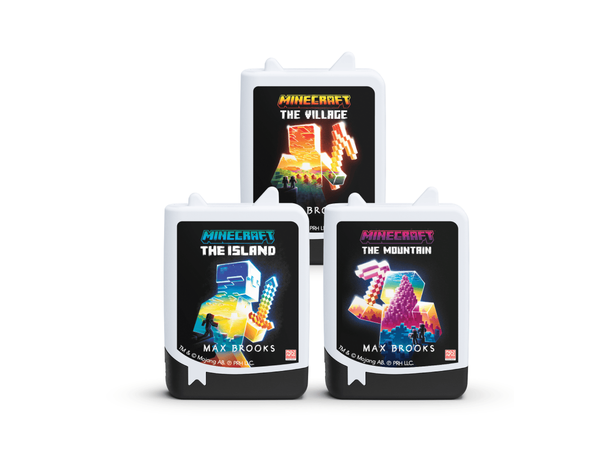 Tonies Book Tonie Minecraft Book Tonie 3-Pack – Screen-Free Audio Companion for Kids' Books (Ages 5+)