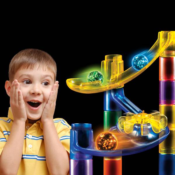 National Geographic Glow-in-the-Dark Marble Run