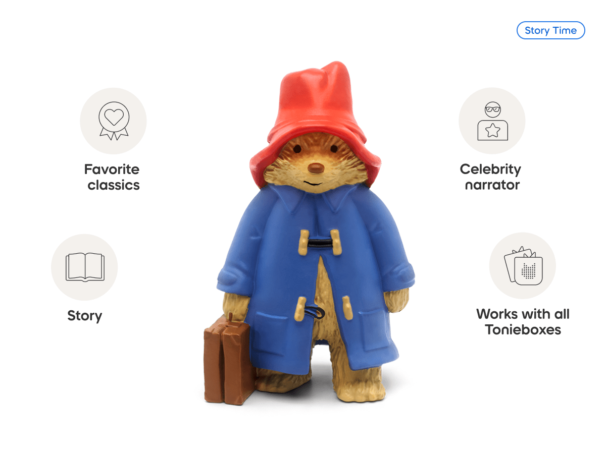 Tonies Paddington Bear – Screen-Free Audio Tonie Figure for Kids (Ages 1+)