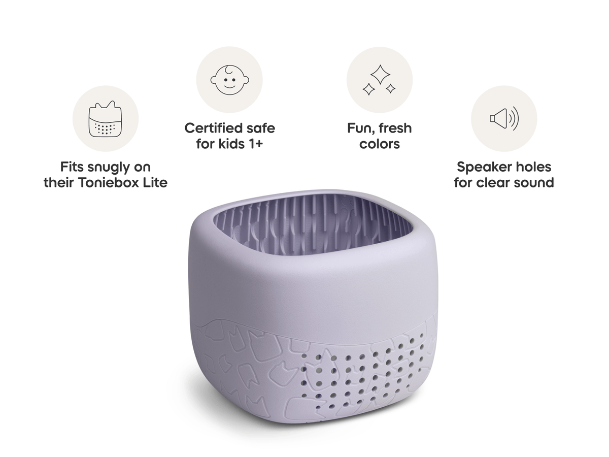 Tonies Toniebox 2 Lite Box Cover Pale Violet – Personalisation Cover for Toniebox (Ages 1+)