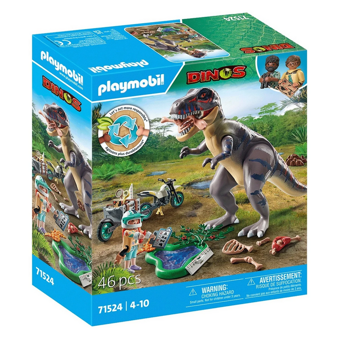 Playmobil T-Rex trace and tracker