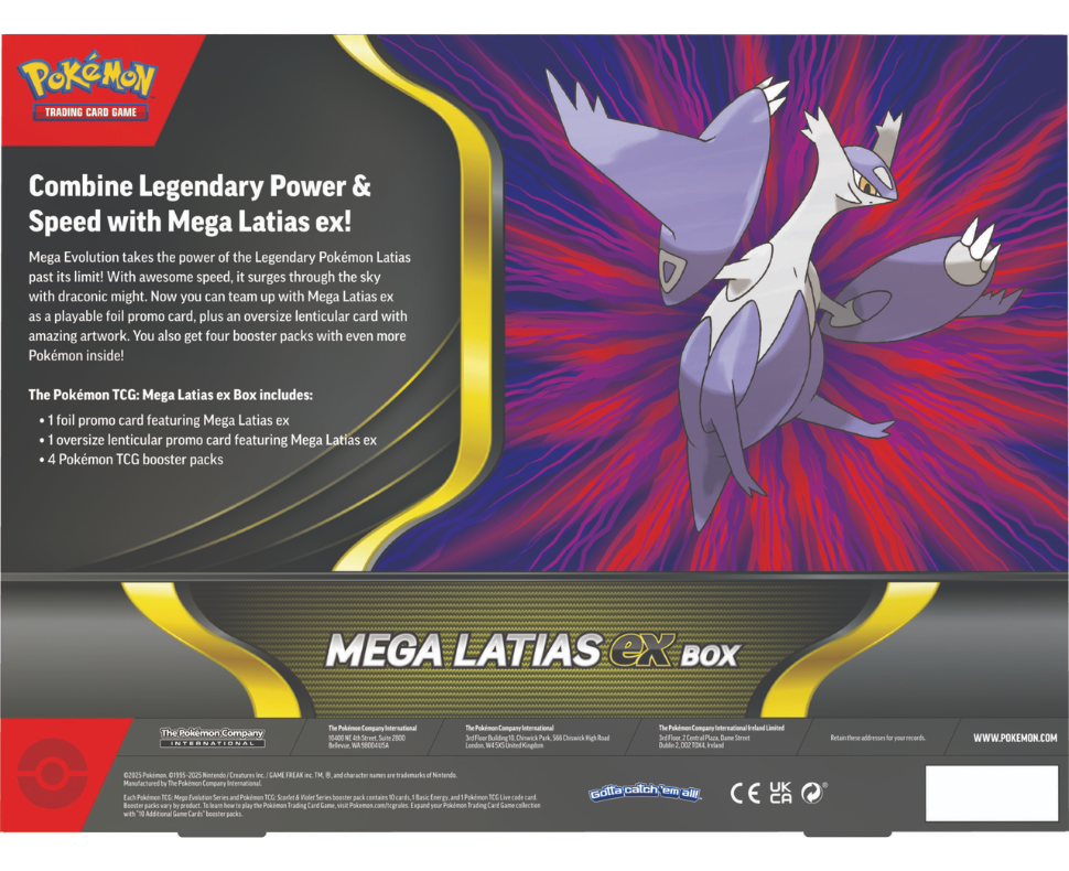 Pokemon TCG: Mega Latias Ex Box