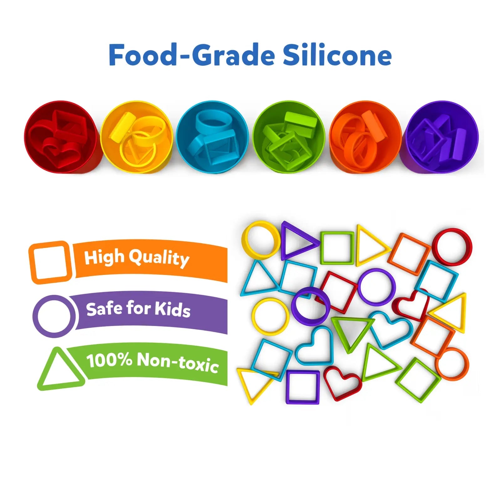 Skillmatics Rainbow Sorting – Colour Recognition & Sorting Activity Game