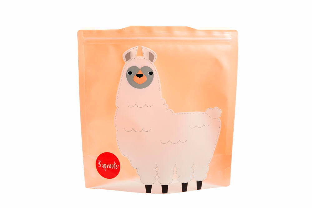 3 Sprouts Sandwich Bag (2 pack) - Llama