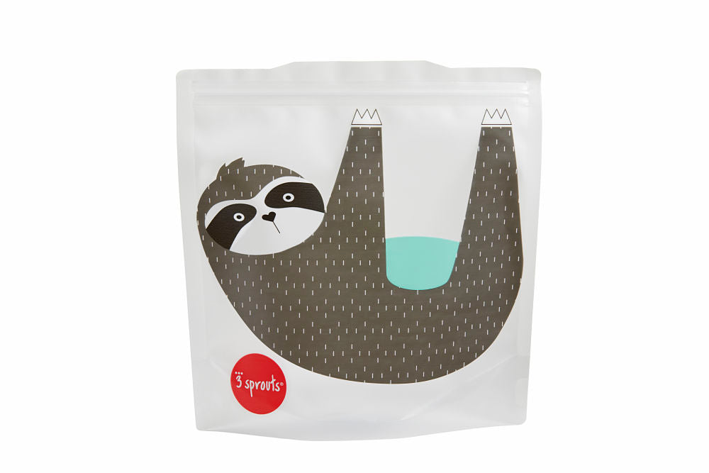 3 Sprouts Sandwich Bag (2 pack) - Sloth
