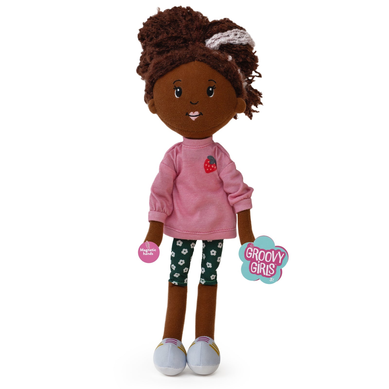 Manhattan Toy Groovy Girls Saige – Brown Skin Fashion Doll with Flexible Groovy Style