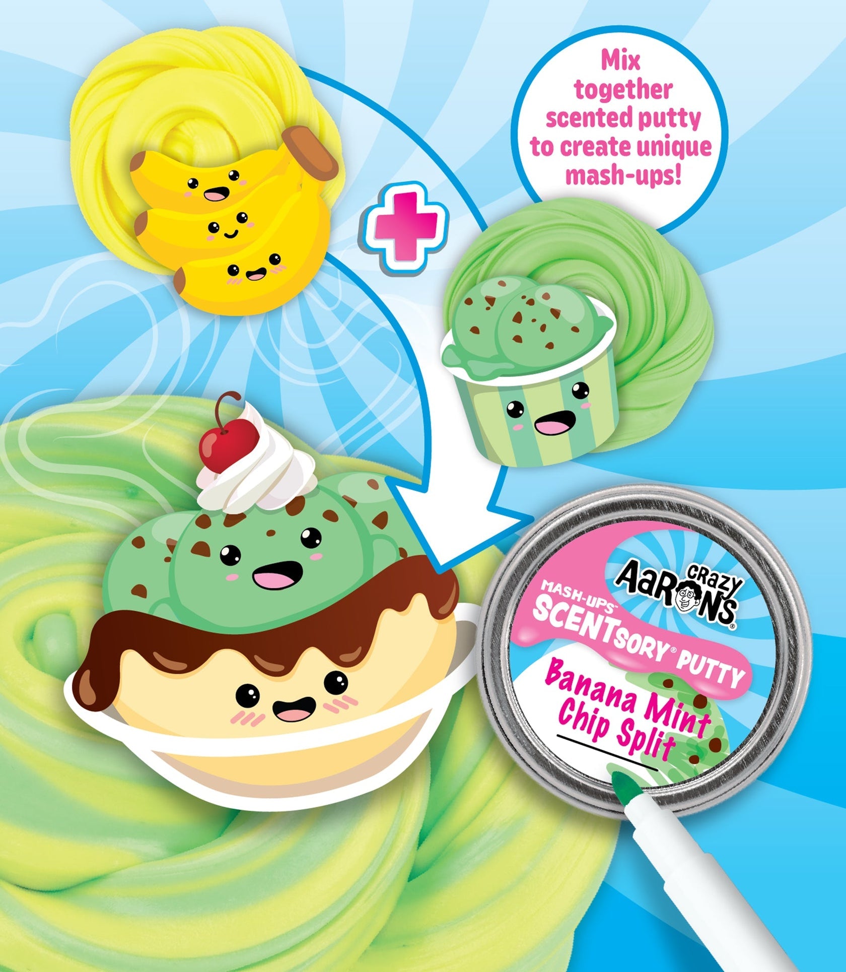 Crazy Aaron's Mixed By Me Scentsory Putty Mash Ups