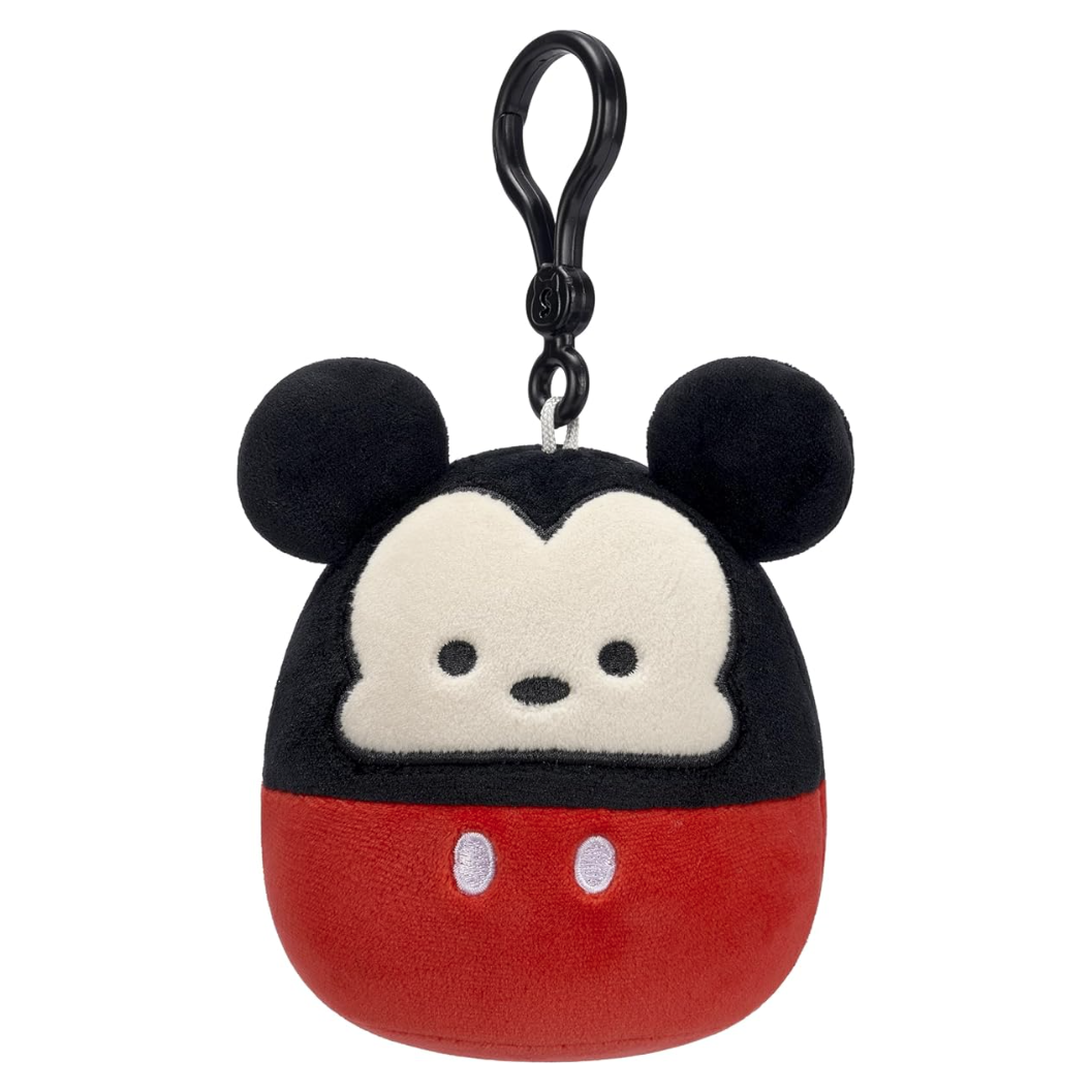 Squishmallows 3.5" Disney Clip - Mickey Mouse