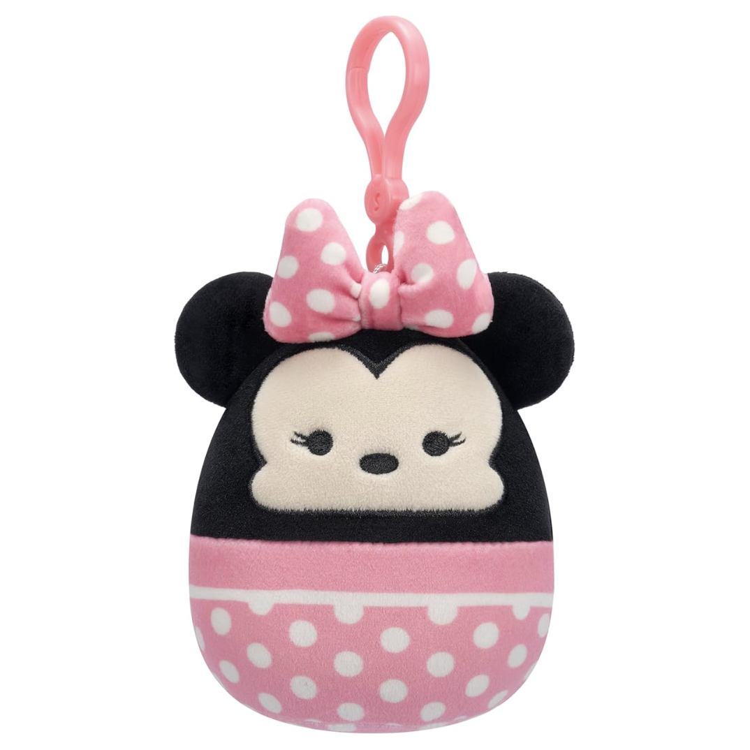 Squishmallows 3.5" Disney Clip - Minnie Mouse