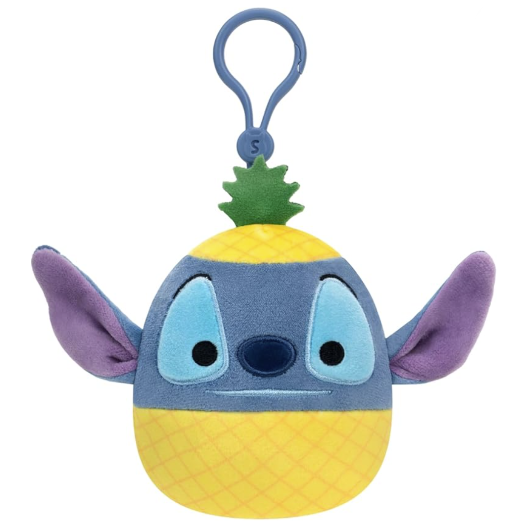 Squishmallows 3.5" Disney Clip - Pineapple Stitch