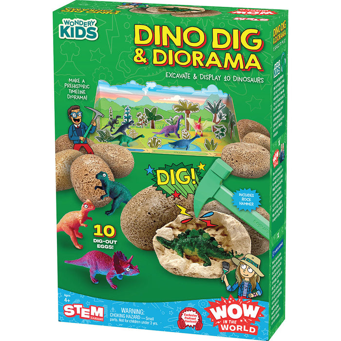 Thames & Kosmos Wow in the World: Dino Dig & Diorama