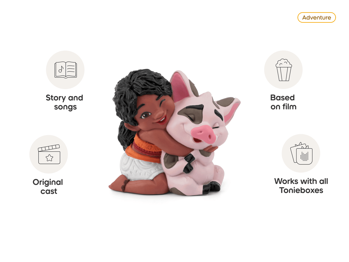Tonies Disney Moana 2 – Screen-Free Audio Tonie Figure with Stories & Songs for Kids (Ages 1+)