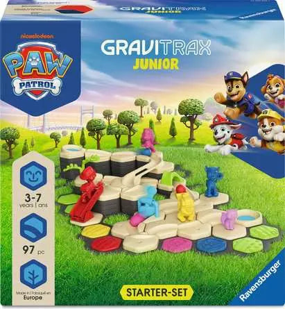 Ravensburger GraviTrax Junior PAW Patrol Large Set – Marble Run Building Set for Kids (Ages 3+)