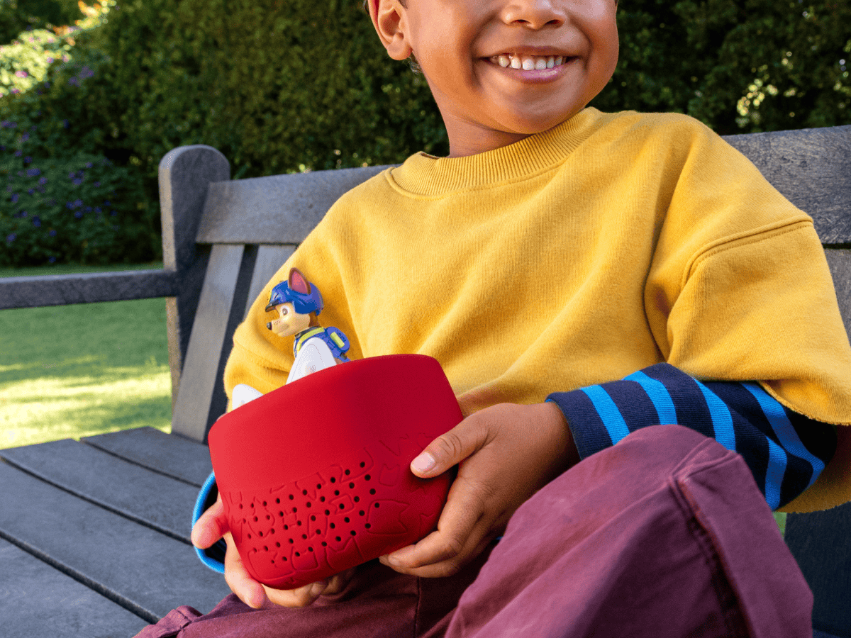Tonies Toniebox 2 Lite Box Cover Sunset Red – Personalisation Cover for Toniebox (Ages 1+)