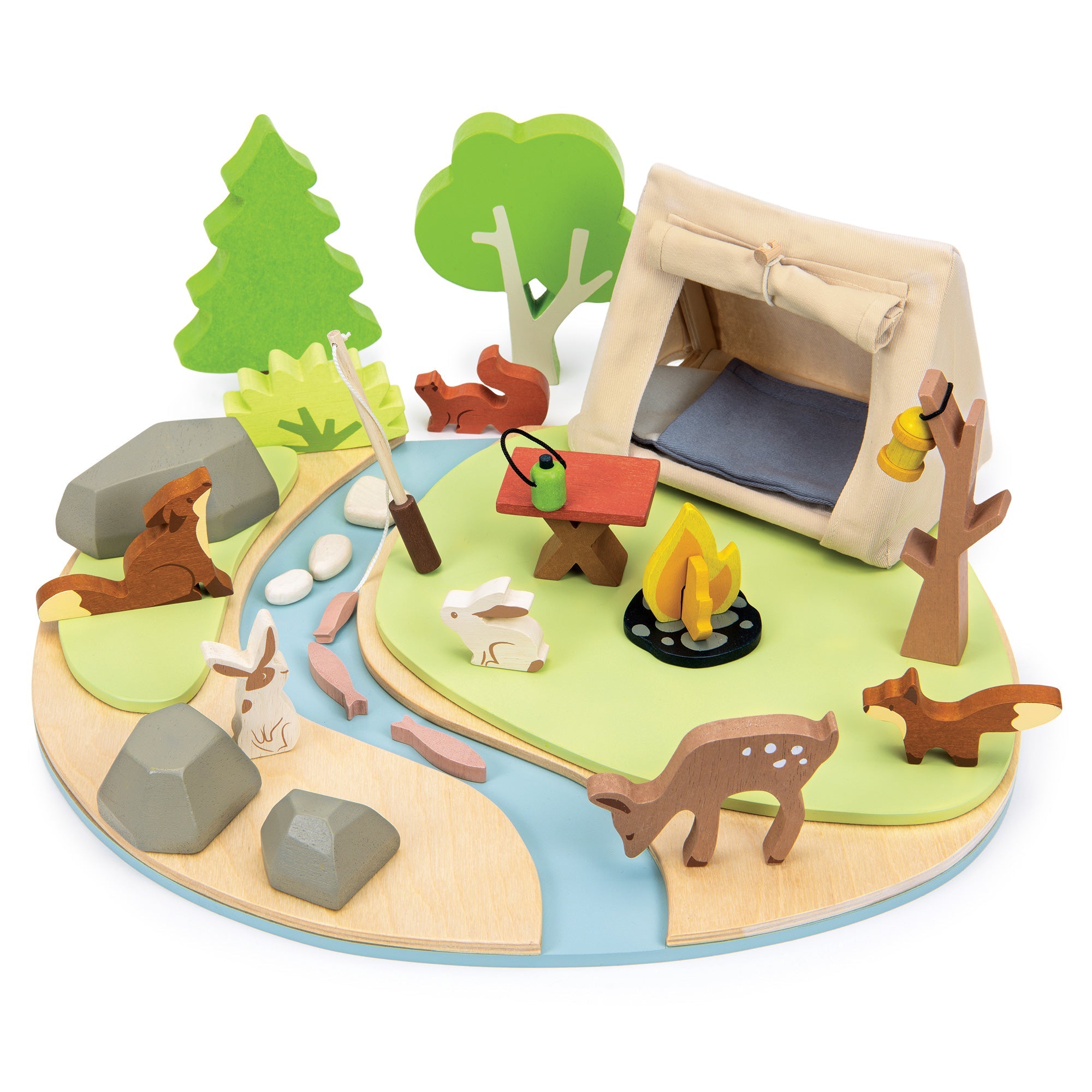 Tender Leaf Wildlife Camping Playset