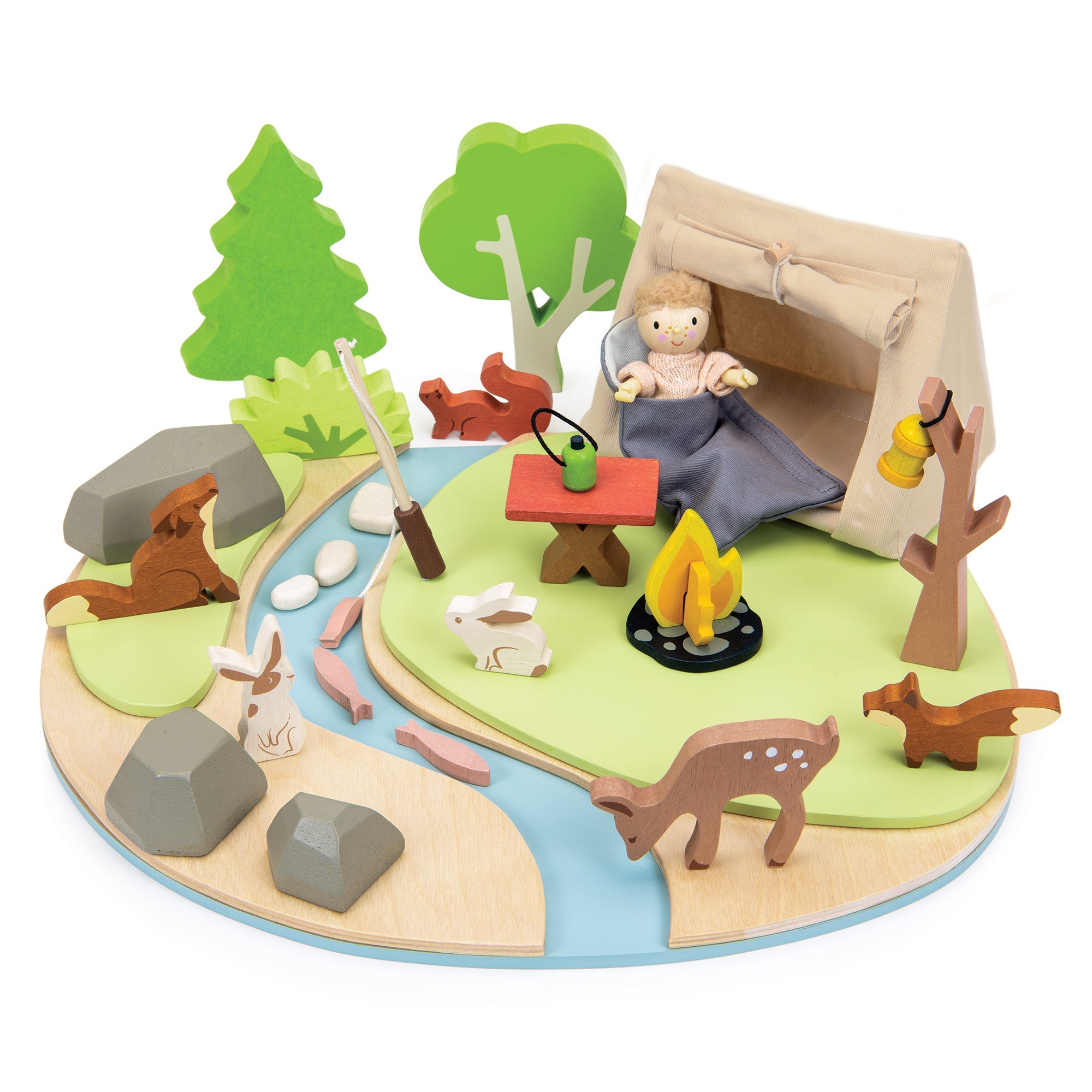 Tender Leaf Wildlife Camping Playset