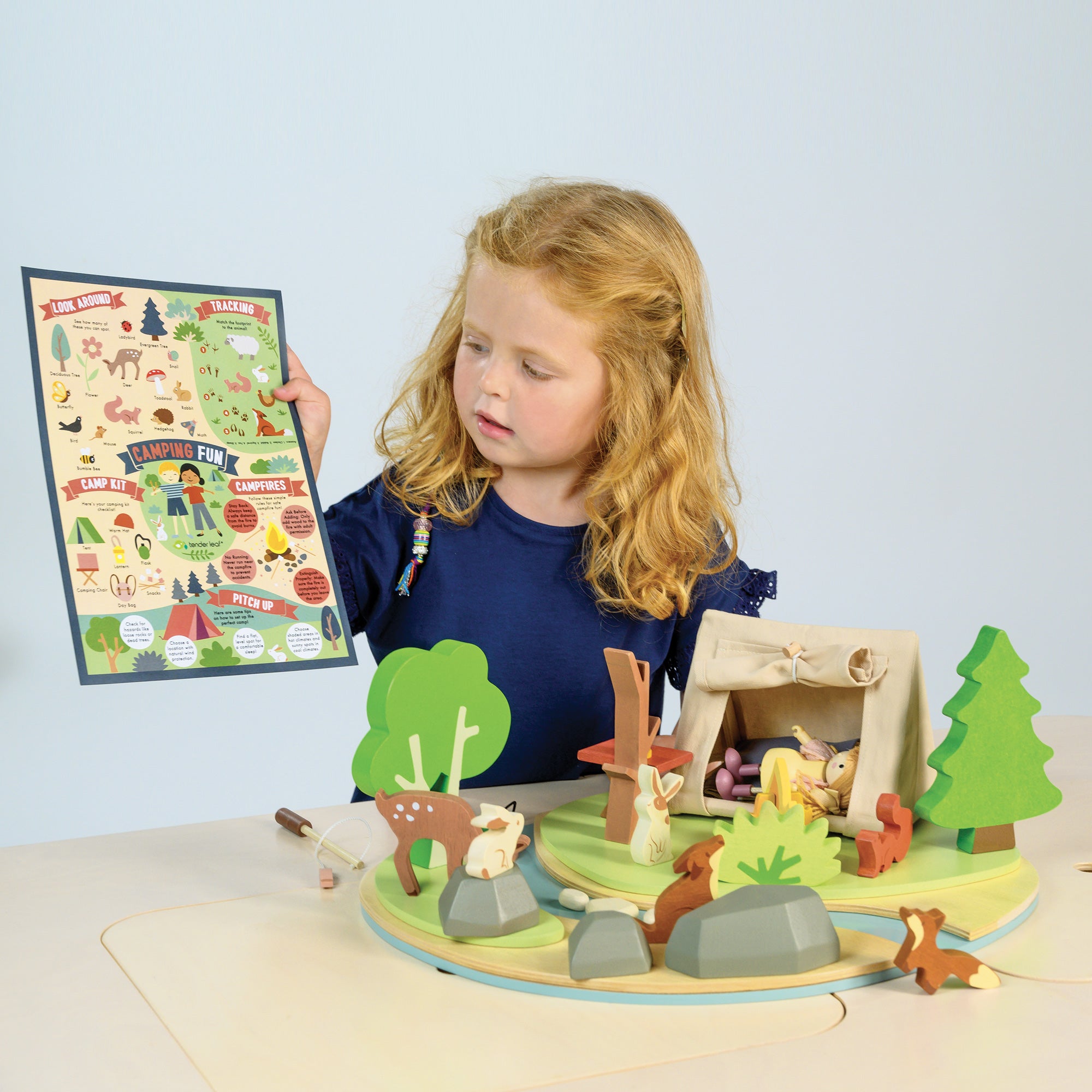 Tender Leaf Wildlife Camping Playset