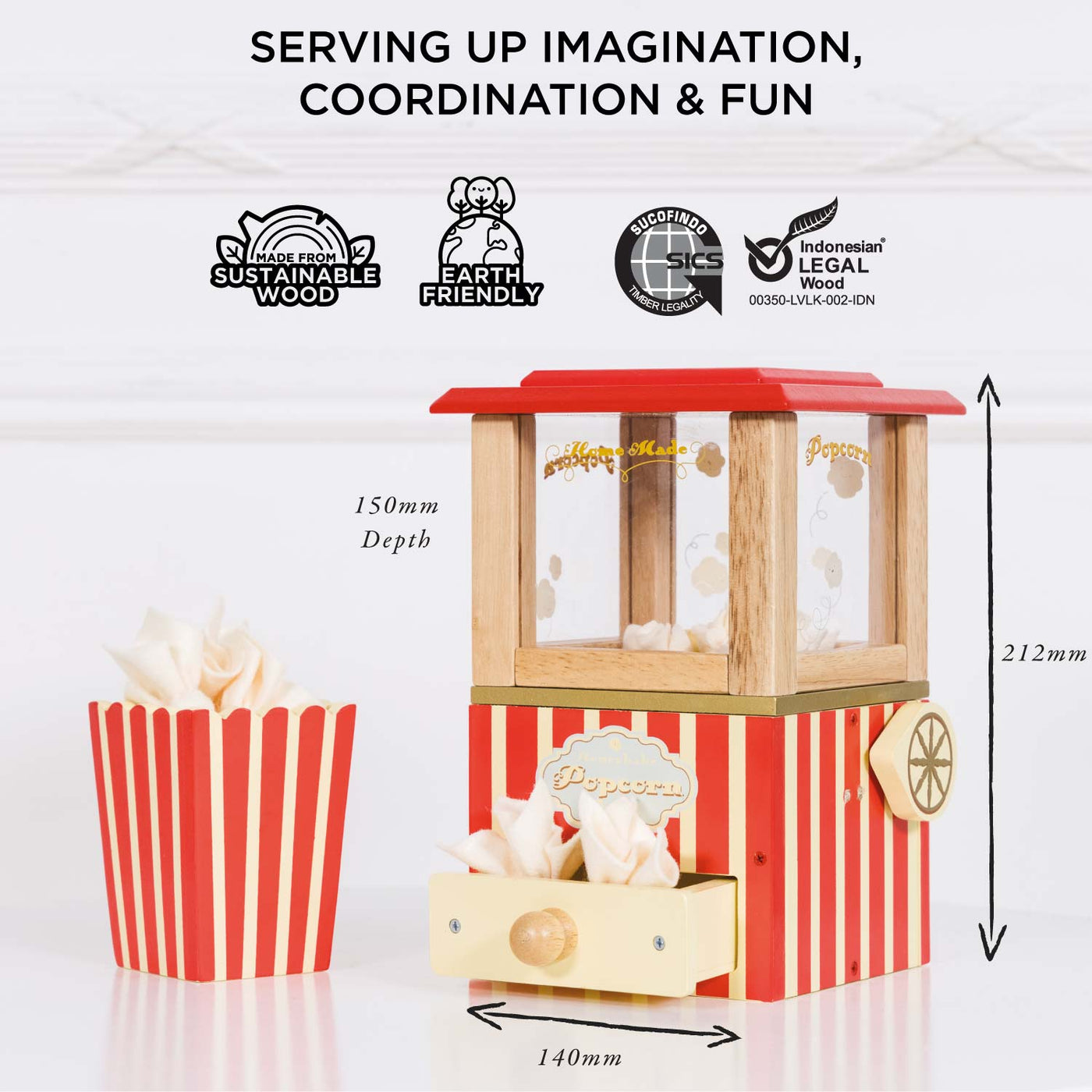 Le Toy Van Popcorn Machine