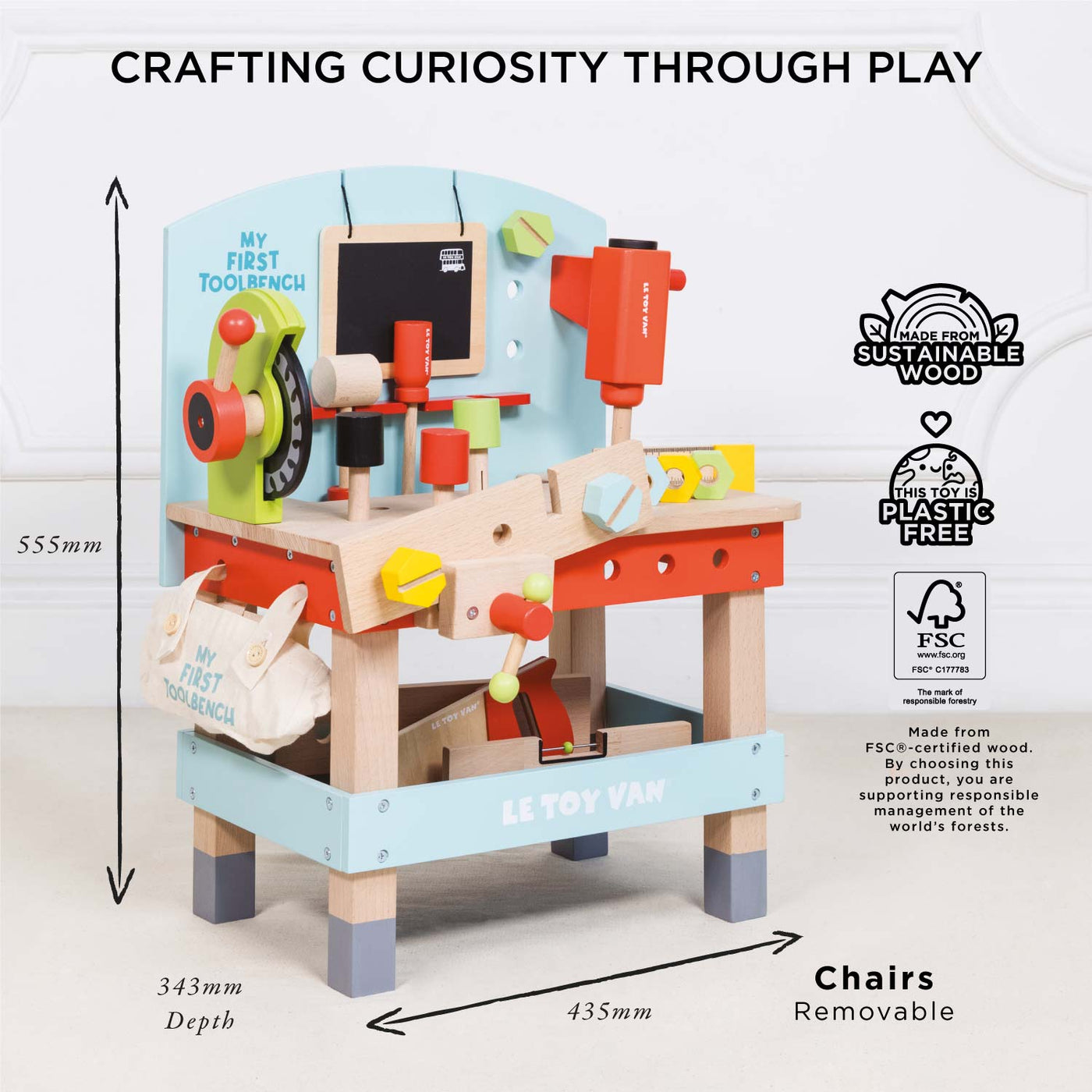 Le Toy Van My First Tool Bench