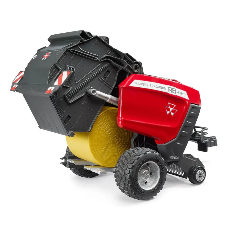 Bruder Massey Ferguson RB 4180V Round Baler – 1:16 Farm Attachment for MF Tractors (Ages 4+)