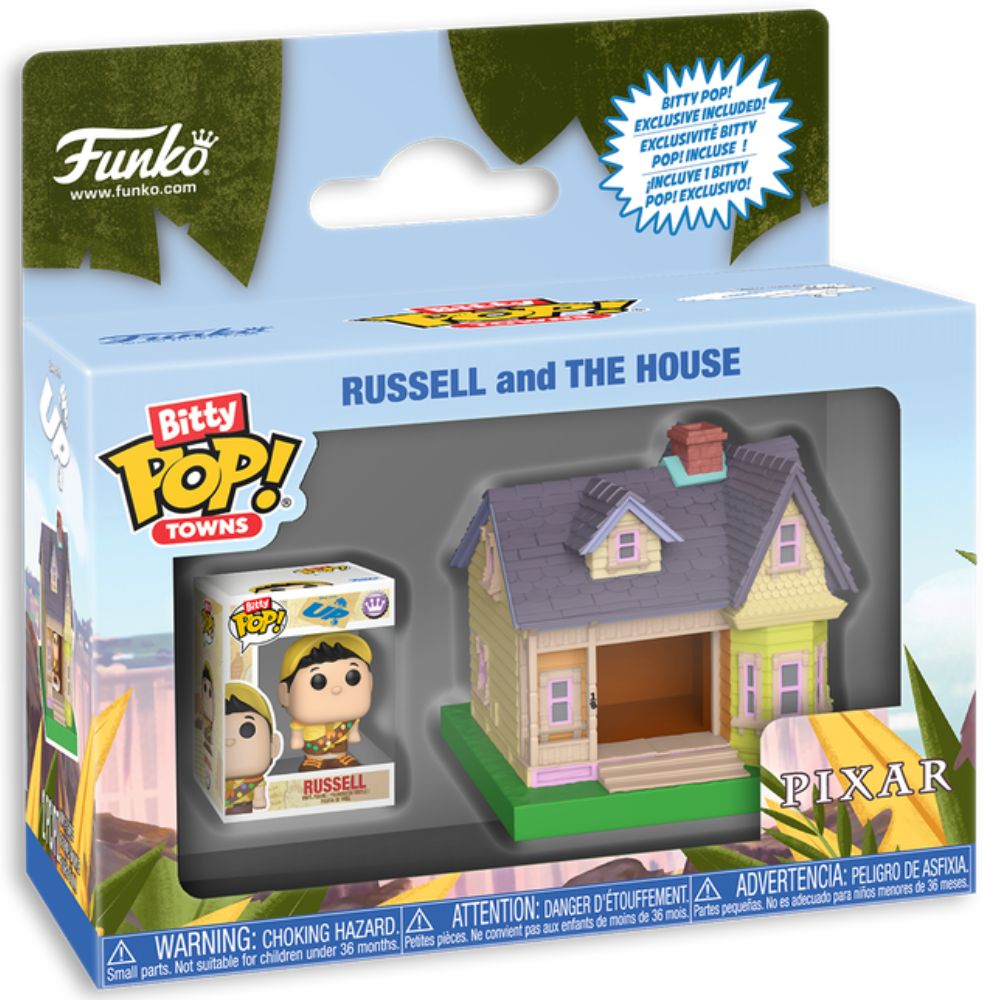 Funko Bitty Pop! Town Pixar Up – Carl's Floating House Mini Scene Display Set