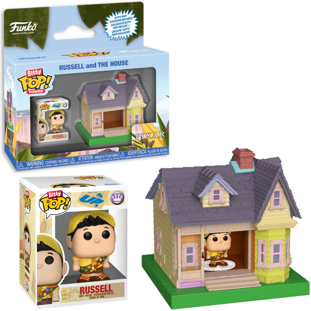 Funko Bitty Pop! Town Pixar Up – Carl's Floating House Mini Scene Display Set