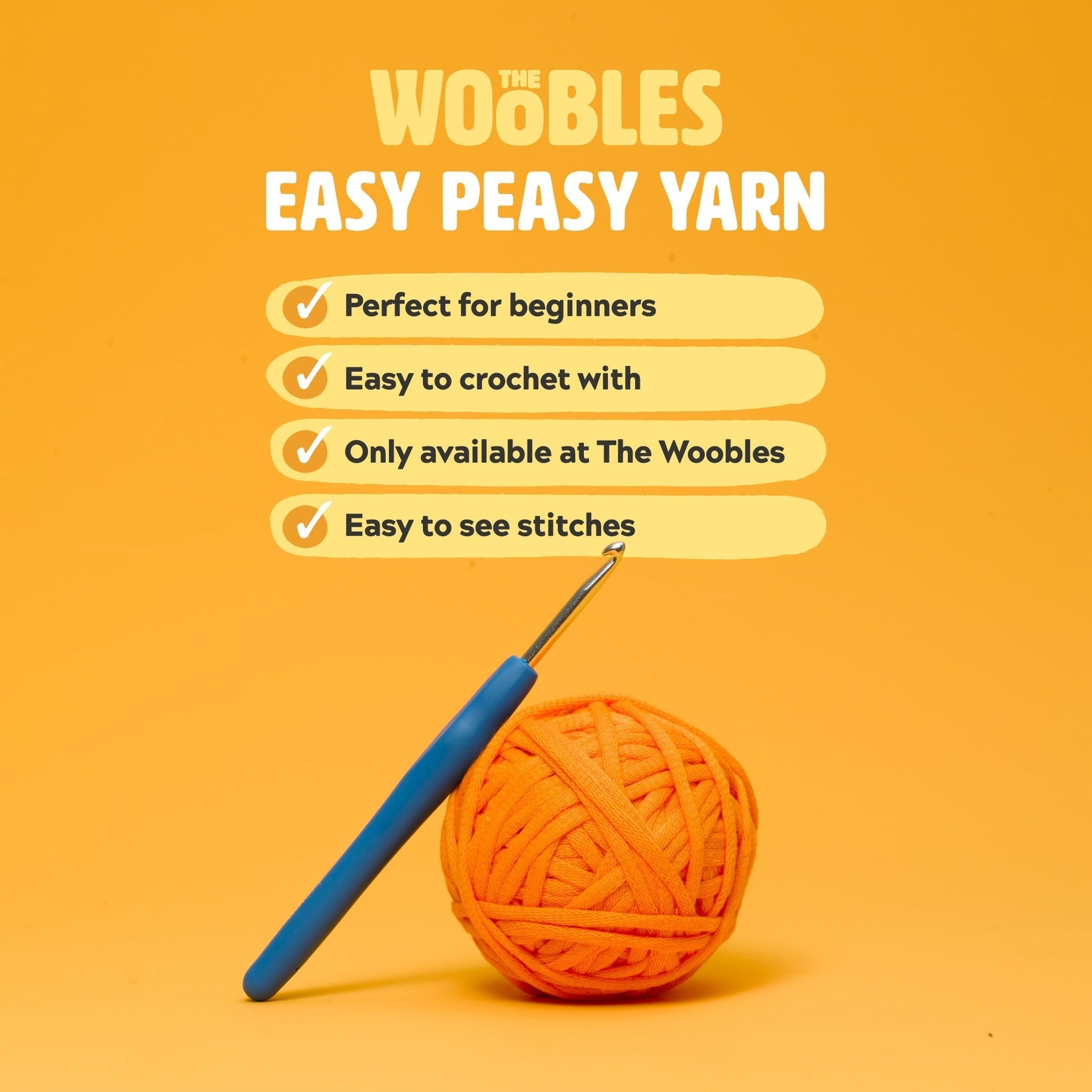 The Woobles Phoebe the Stegosaurus Beginner Crochet Kit | Easy Amigurumi Dinosaur for Ages 8+