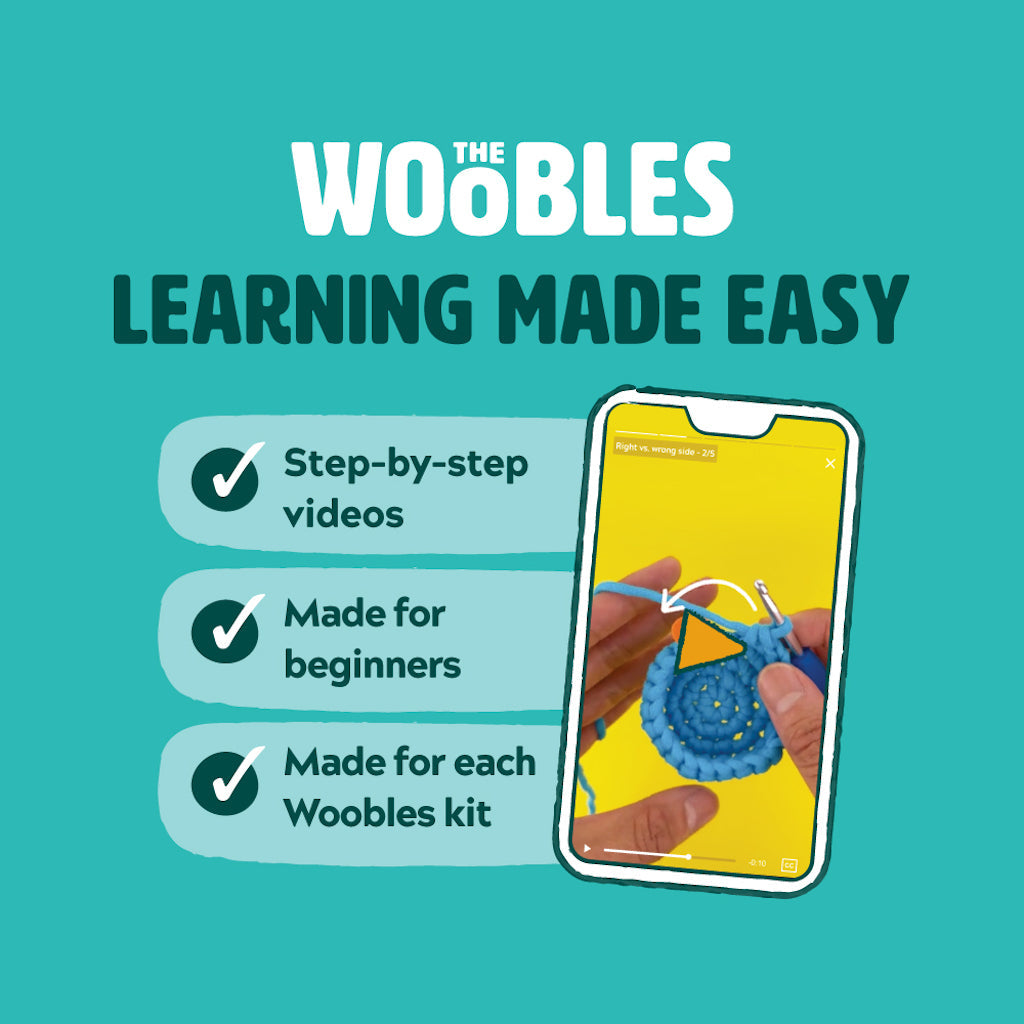 The Woobles Harry Potter Lord Voldemort Crochet Kit | Wizarding World Amigurumi for Ages 12+