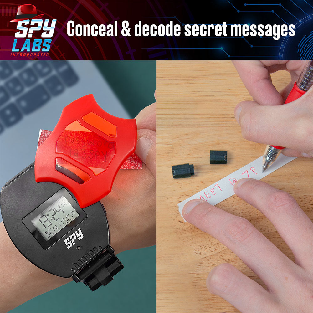 Thames & Kosmos Spy Labs 9-in-1 Spy Watch – Multi-Function Wearable Detective Tool with Compass, UV Light & Encoder (Ages 8+)