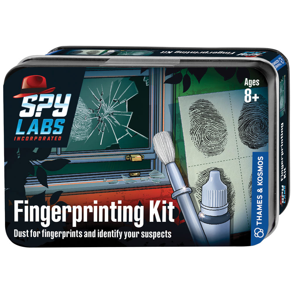 Thames & Kosmos Spy Labs Fingerprinting Kit – Dust, Lift & Analyse Fingerprints Like a Real Detective (Ages 8+)