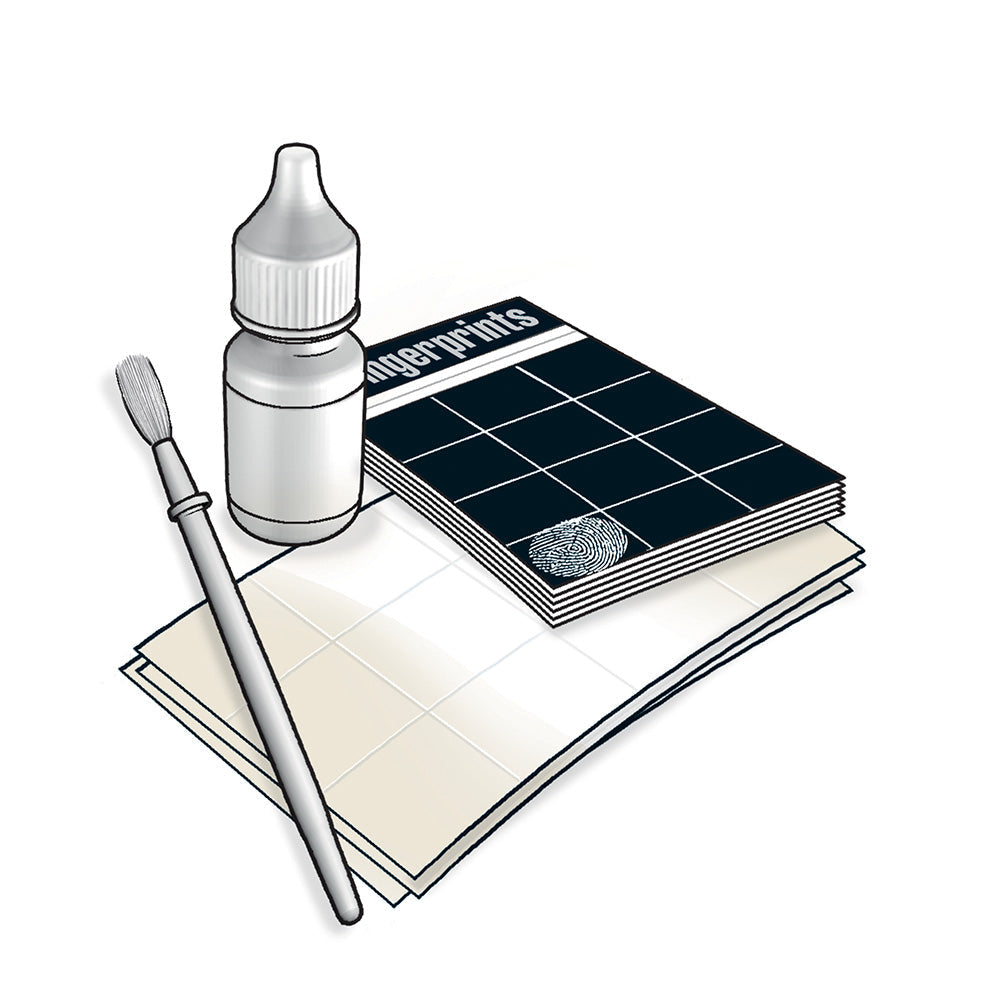 Thames & Kosmos Spy Labs Fingerprinting Kit – Dust, Lift & Analyse Fingerprints Like a Real Detective (Ages 8+)