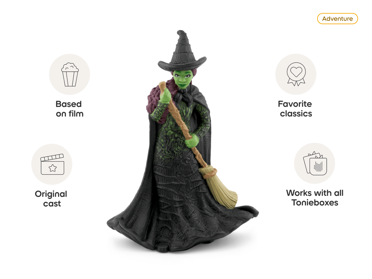 Tonies Wicked the Musical – Screen-Free Audio Tonie Figure for Kids (Ages 1+)