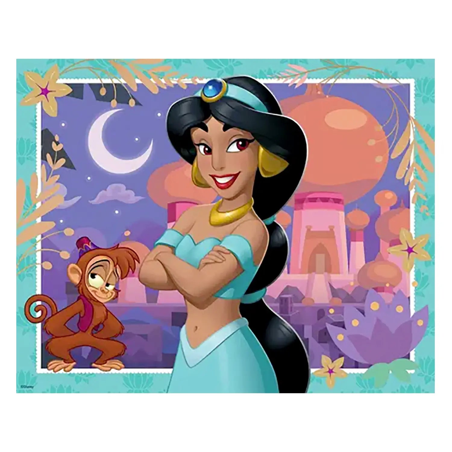 Ravensburger Jasmine Aladdin Giftable 48-Piece Puzzle – Disney Princess Gift Puzzle (Ages 5+)