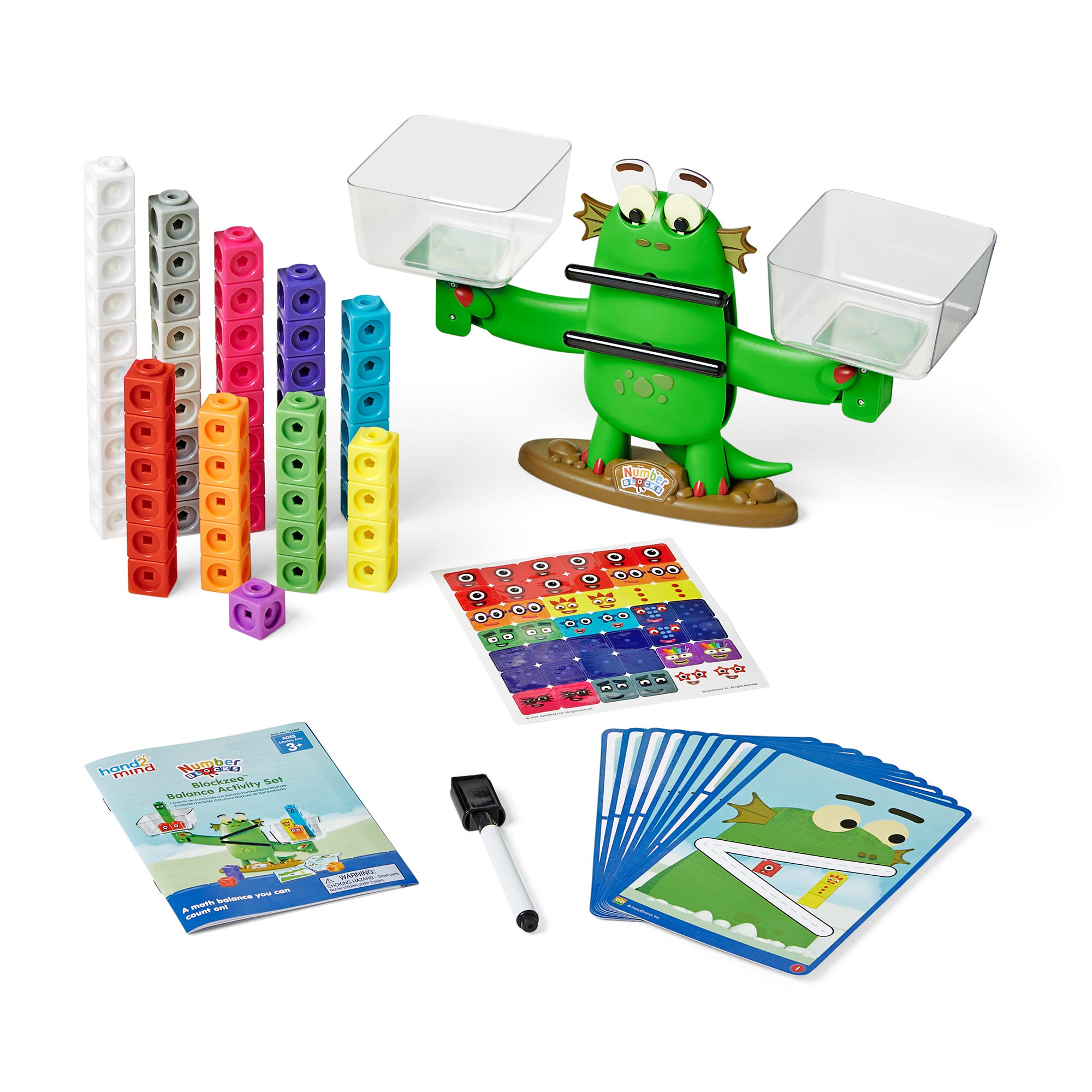Hand 2 Mind Numberblocks® Blockzee™ Balance Activity Set – Bright