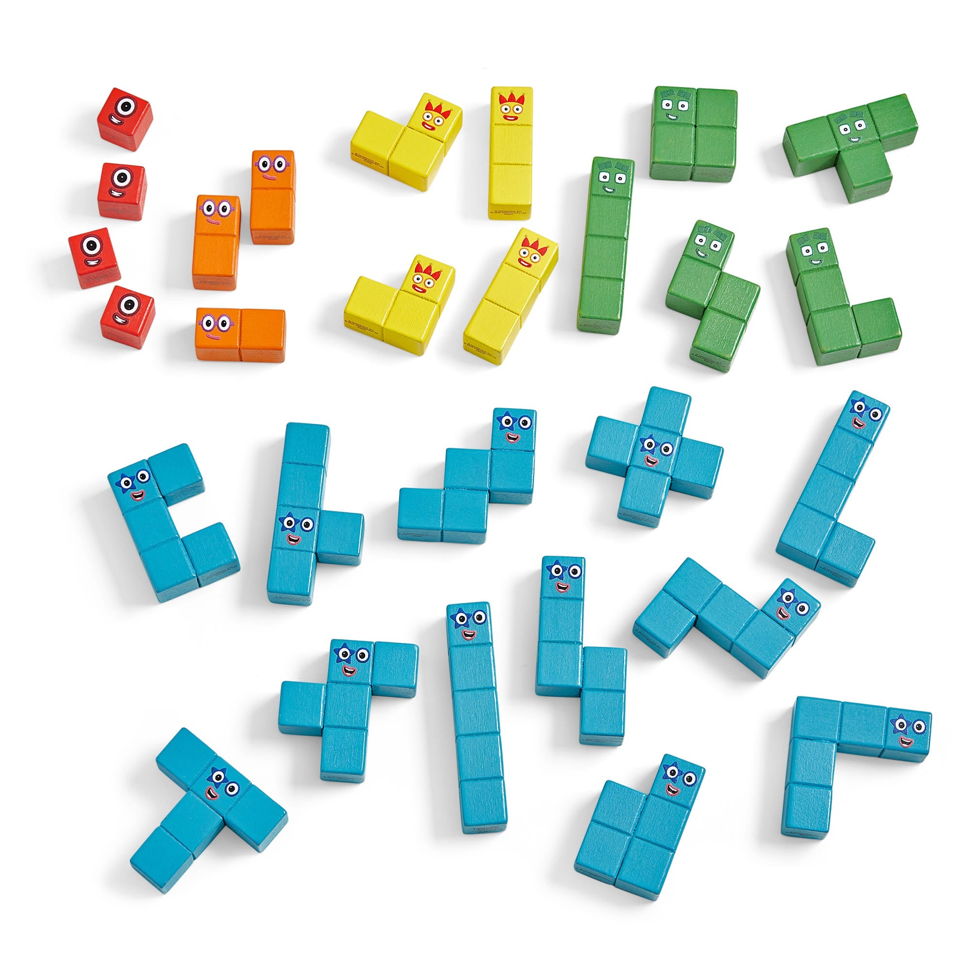 Numberblocks® Wooden Building Blocks Activity Set