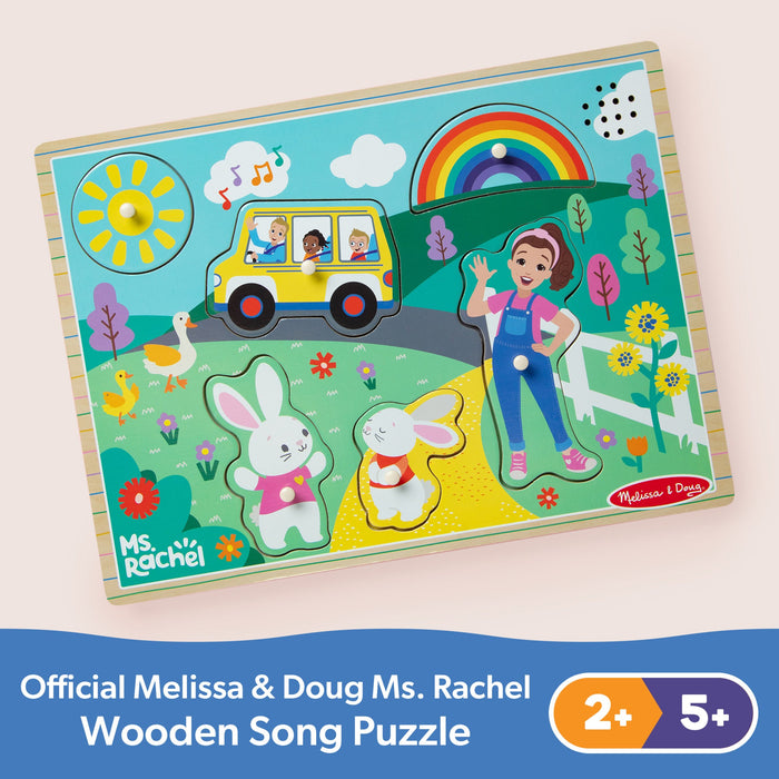 Melissa & Doug Ms. Rachel Wooden Song Puzzle