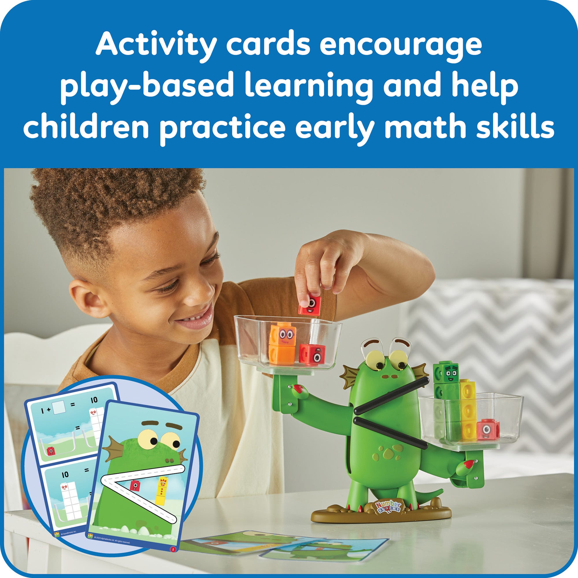 Hand 2 Mind Numberblocks® Blockzee™ Balance Activity Set – Bright
