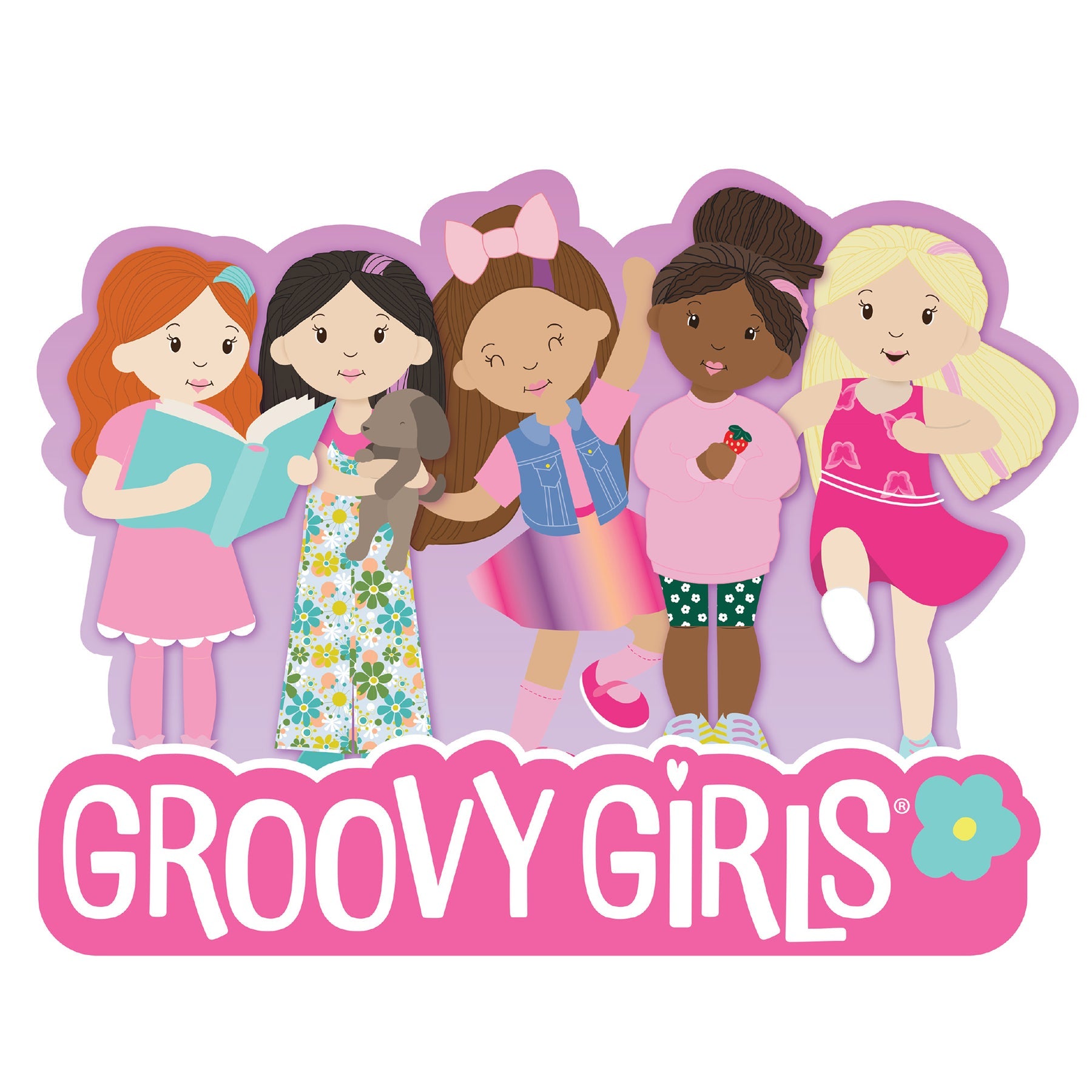 Manhattan Toy Groovy Girls Pink Petals Doll Outfit – Floral Dress Clothing Set for 13" Groovy Girls Dolls (Ages 3+)