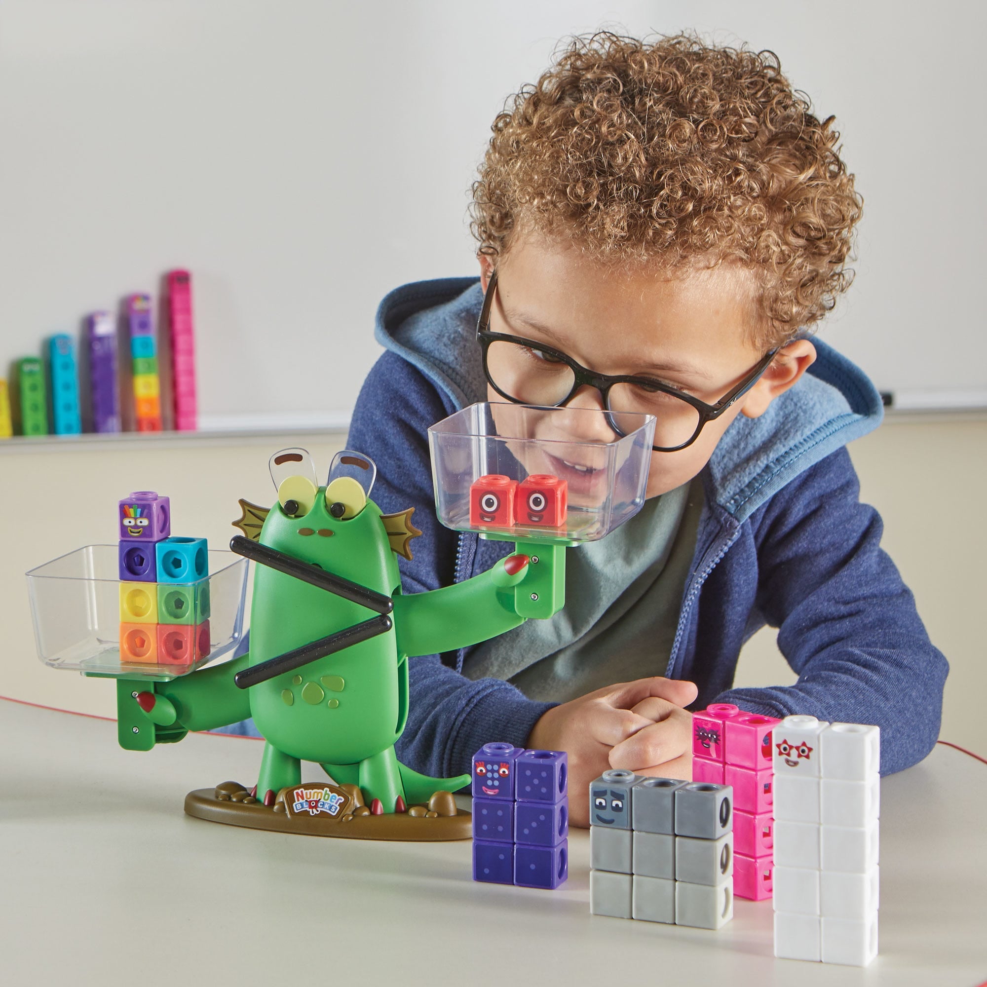 Hand 2 Mind Numberblocks® Blockzee™ Balance Activity Set – Bright