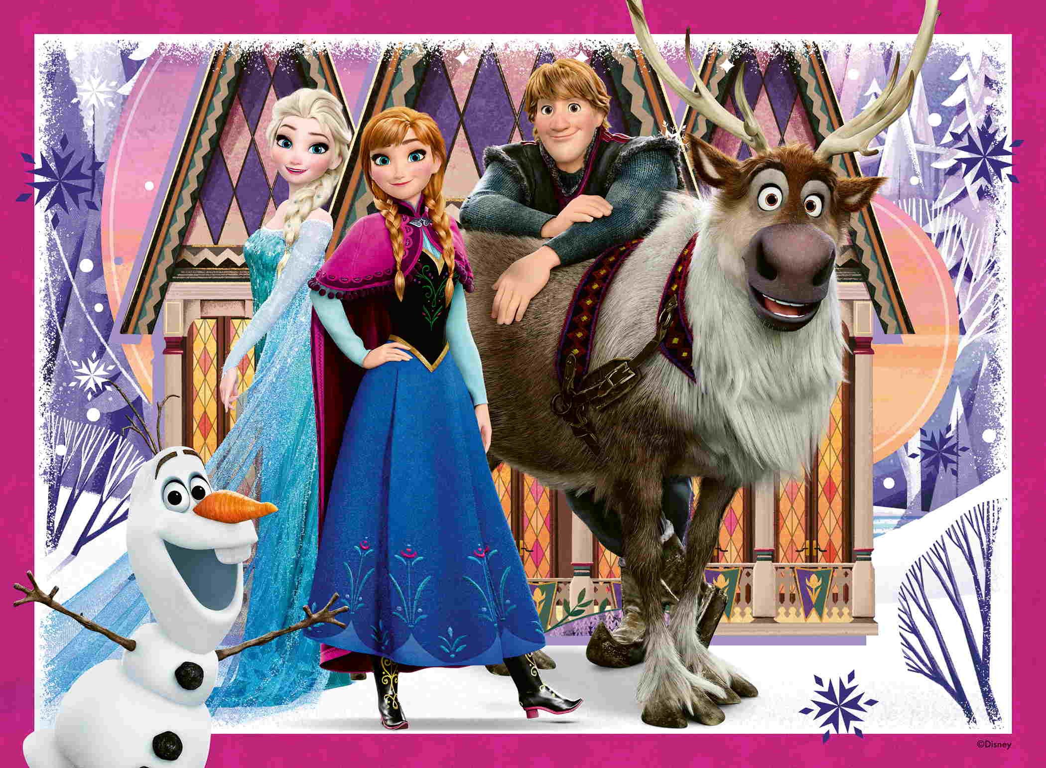 Ravensburger Disney Frozen 100-Piece XXL Jigsaw Puzzle – Large Piece Kids Puzzle (Ages 6+)
