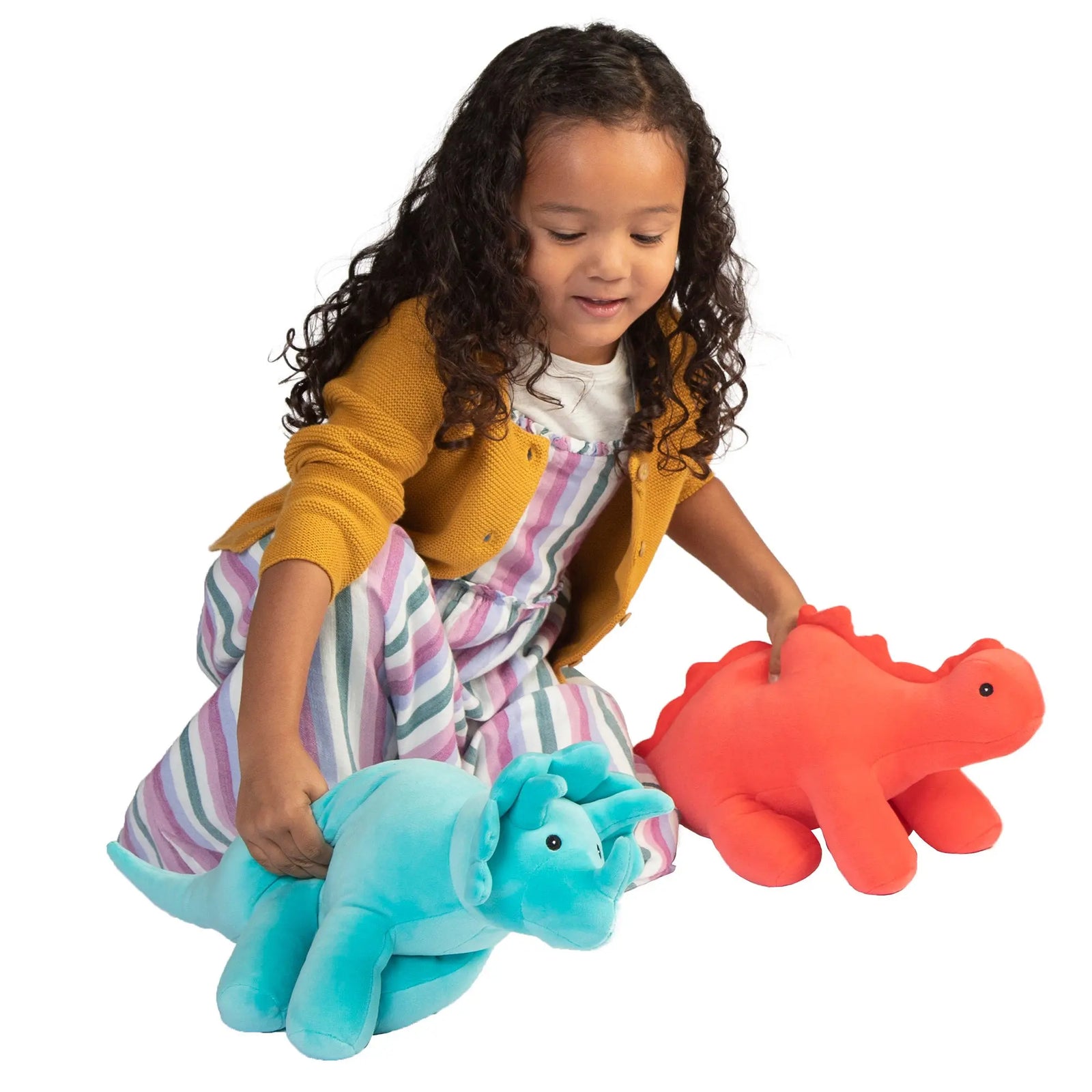 Manhattan Toy Gummy Velveteen Stegosaurus Dinosaur 9.5" – Ultra-Soft Stuffed Dino Plush