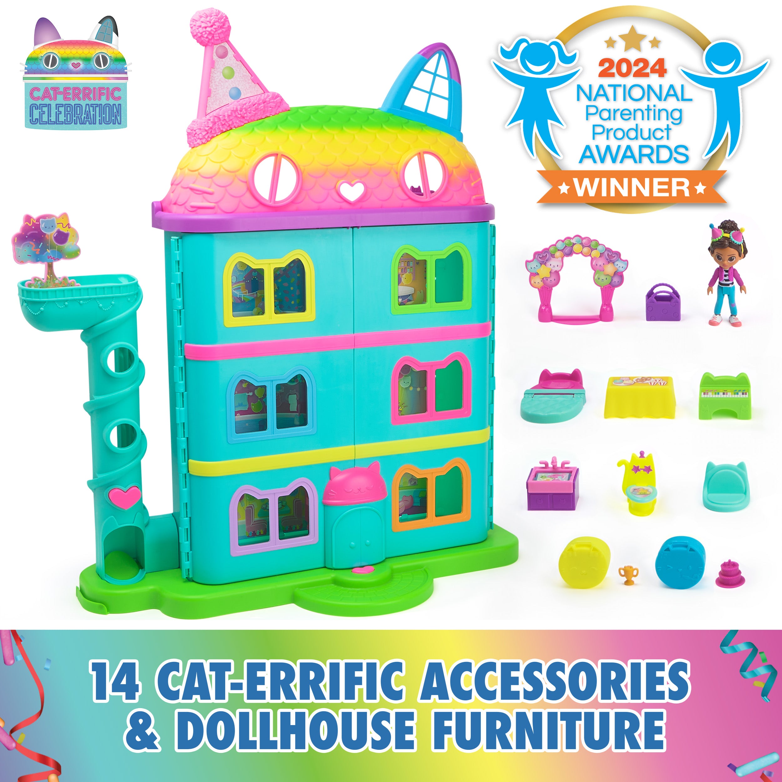 Gabby Doll House Celebration Doll House