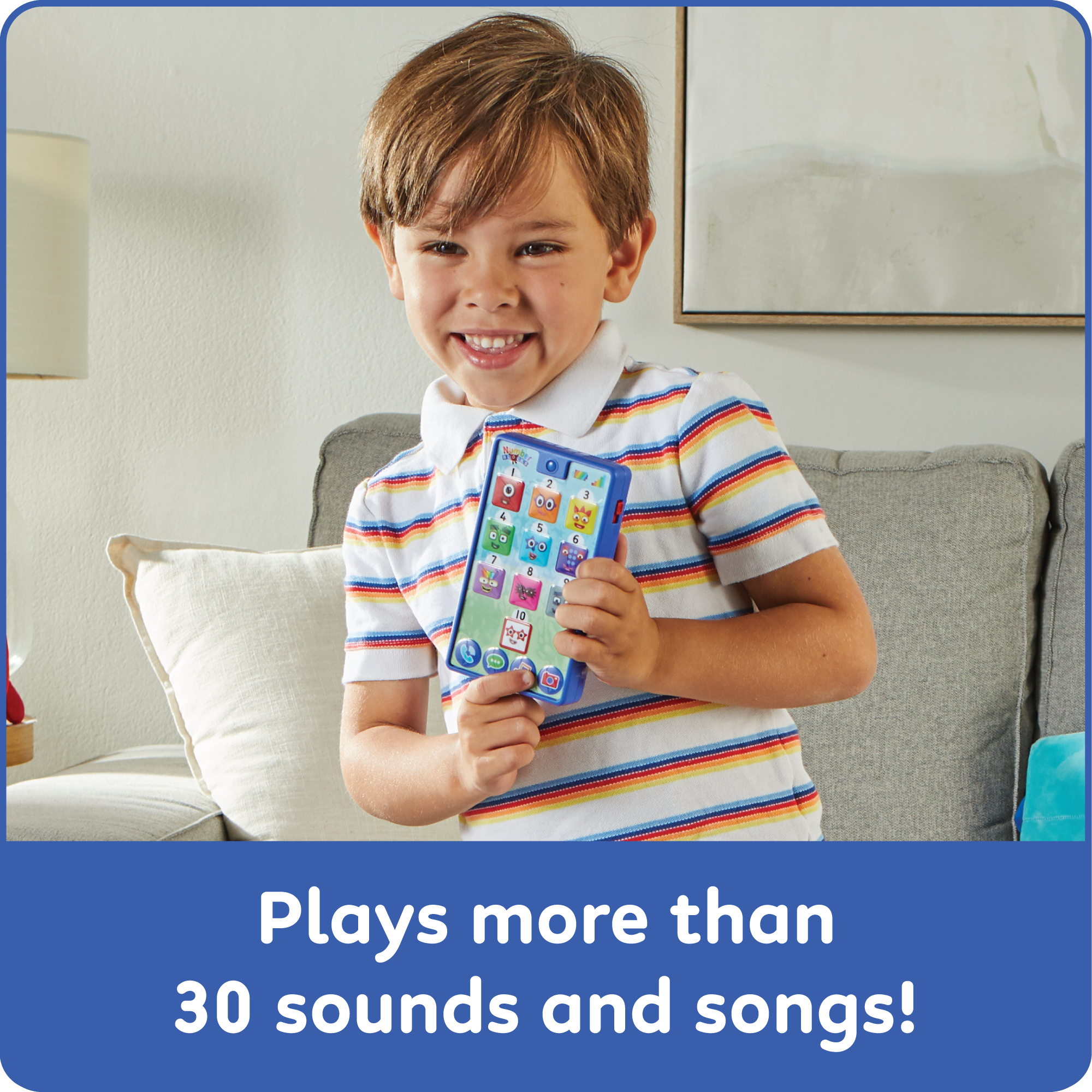 Hand2Mind Numberblocks Number Fun Learning Phone – Interactive Counting Toy for Toddlers (Ages 3+)