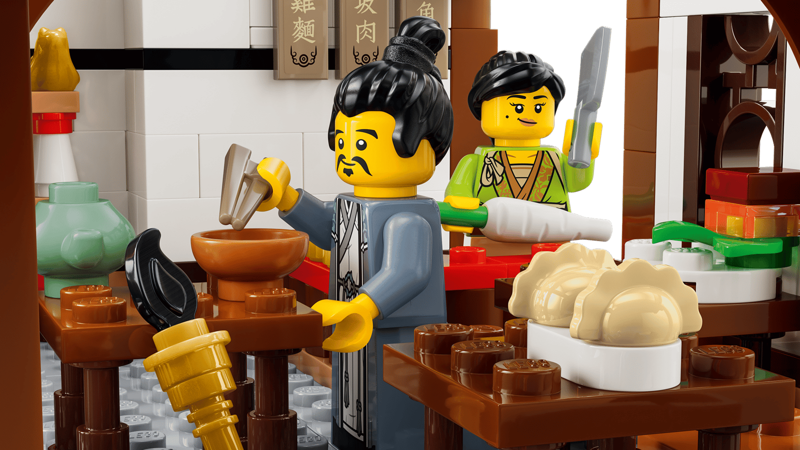 LEGO Chinese Festivals Ancient Moon-Gazing Inn (80121) – Mid-Autumn Festival Building Set